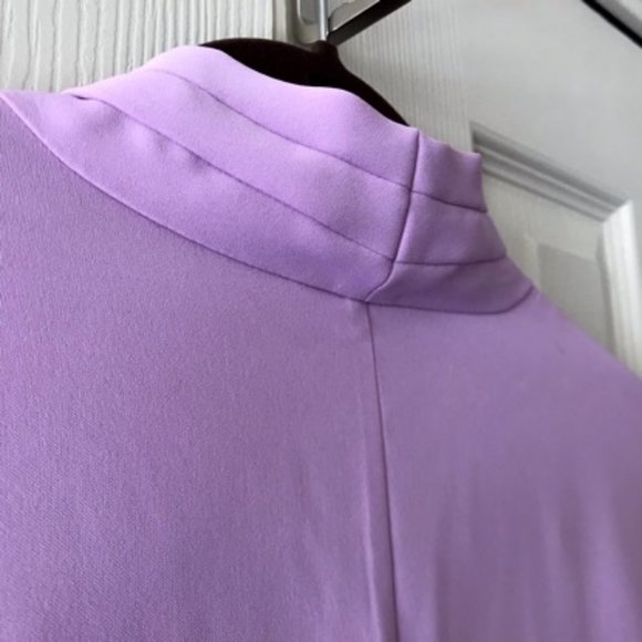 NEW Alfani Plus-Size Lilac Dolman-Sleeve Top - Picture 5 of 8